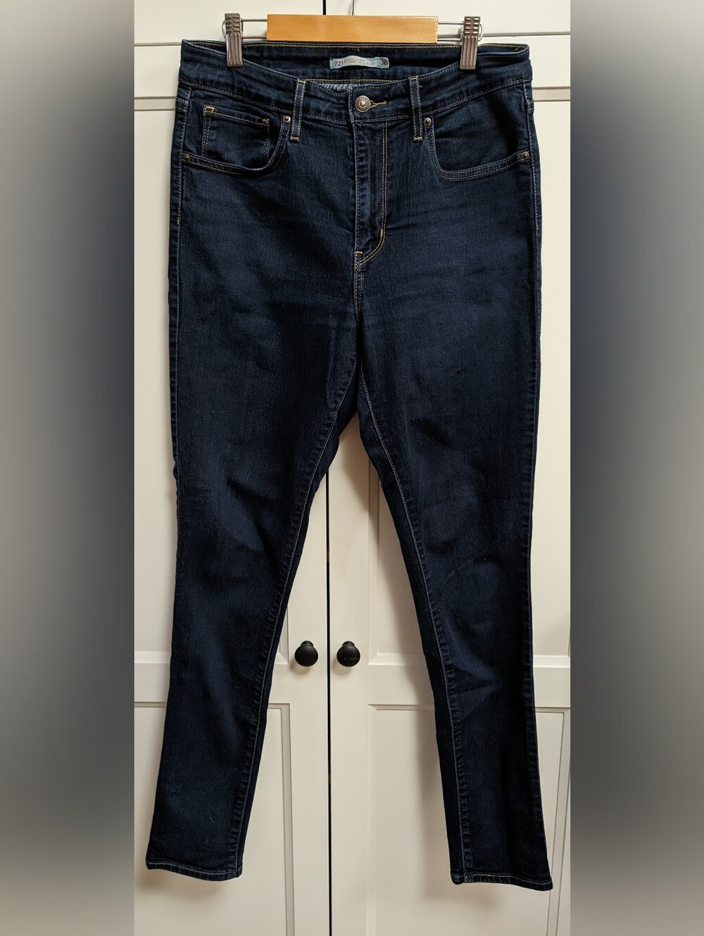 Levi's 721 High-Rise Skinny Dark Wash Women’s Jeans